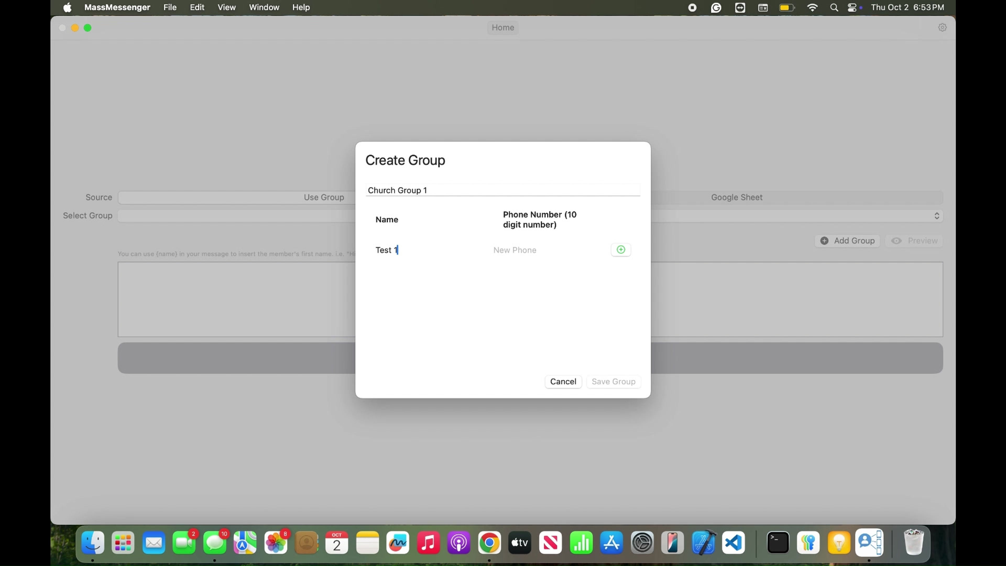 MassMessenger Tutorial